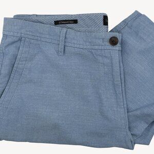 Talbot's Relaxed Chino Pants Size 12 Newport Chambray‎